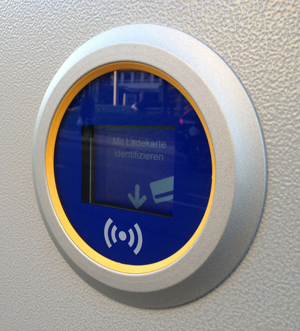 Ladestation mit Ladekarte
